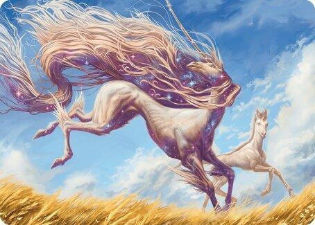 Nyxborn Unicorn Art Card (1) (Art Series: Modern Horizons 3)