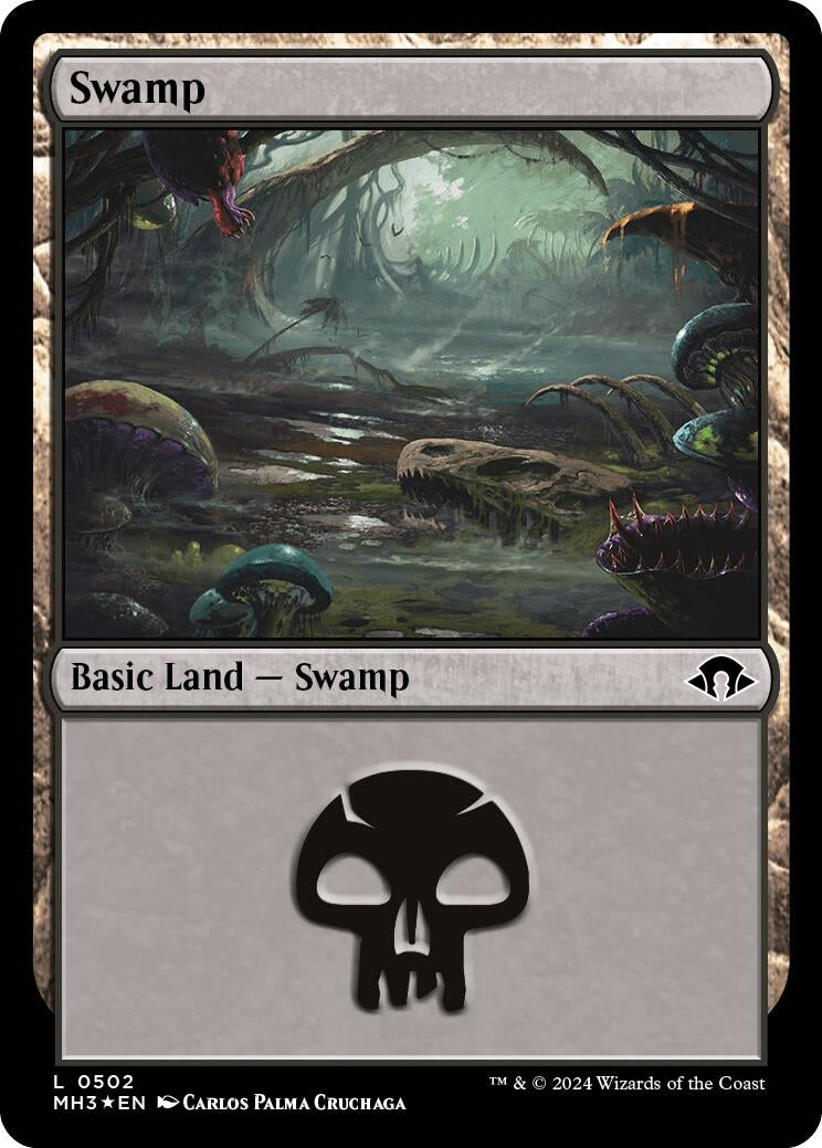Swamp (0502) (Ripple Foil) (502) (Modern Horizons 3)