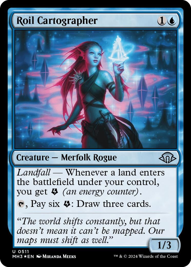 Roil Cartographer (Ripple Foil) (511) (Modern Horizons 3)
