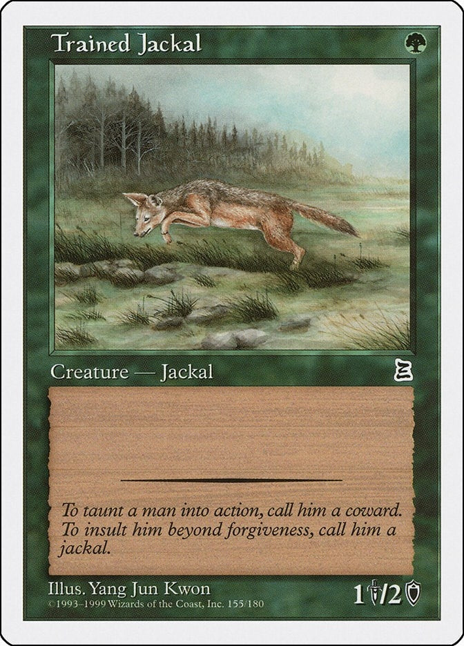 Image for Trained Jackal (155) - Magic: The Gathering