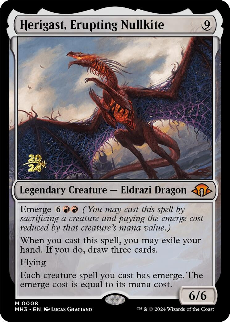 Herigast, Erupting Nullkite (8) (Prerelease Cards)