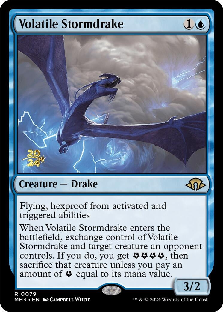 Volatile Stormdrake (79) (Prerelease Cards)