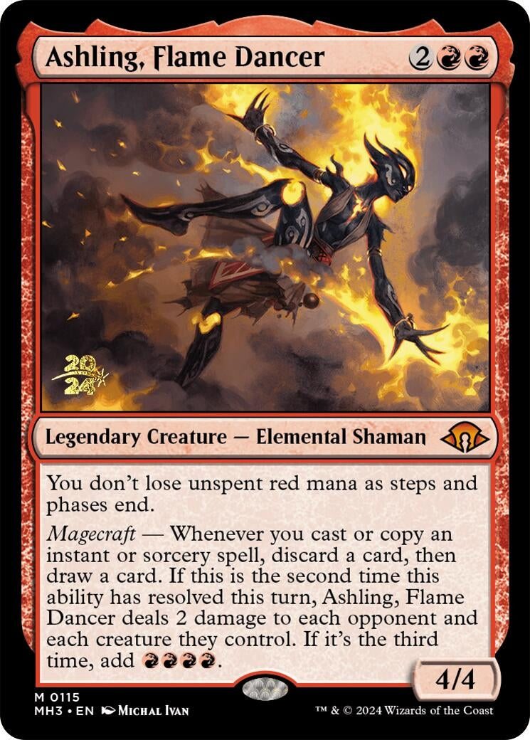 Ashling, Flame Dancer (115) (Prerelease Cards)
