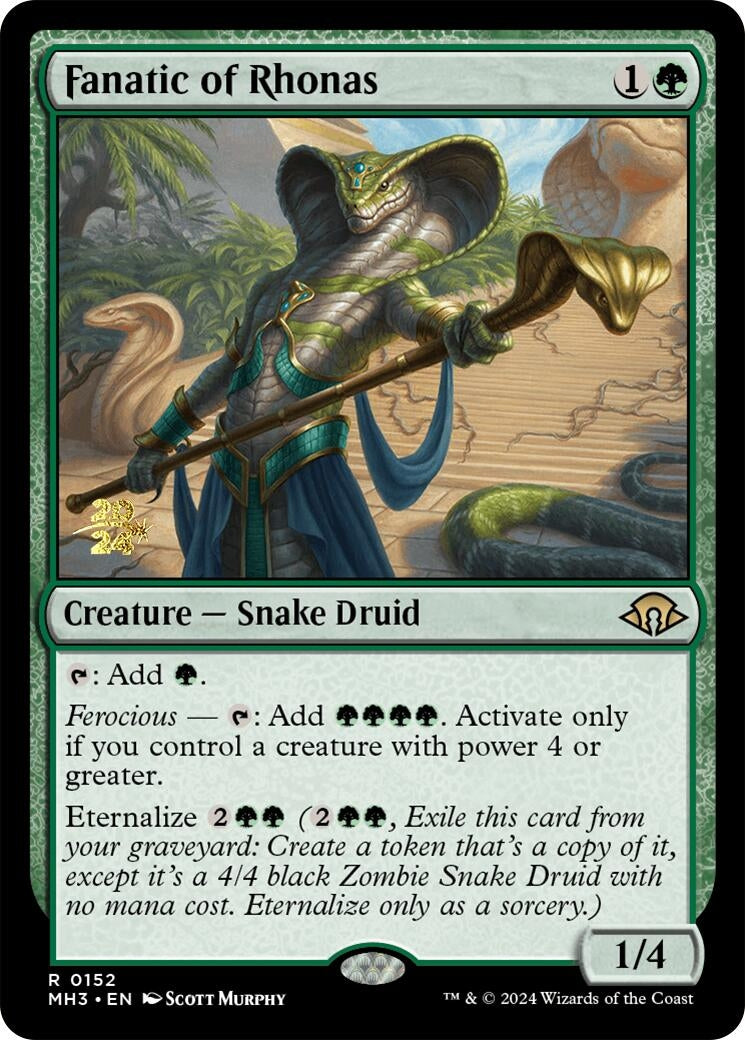 Fanatic of Rhonas (152) (Prerelease Cards)