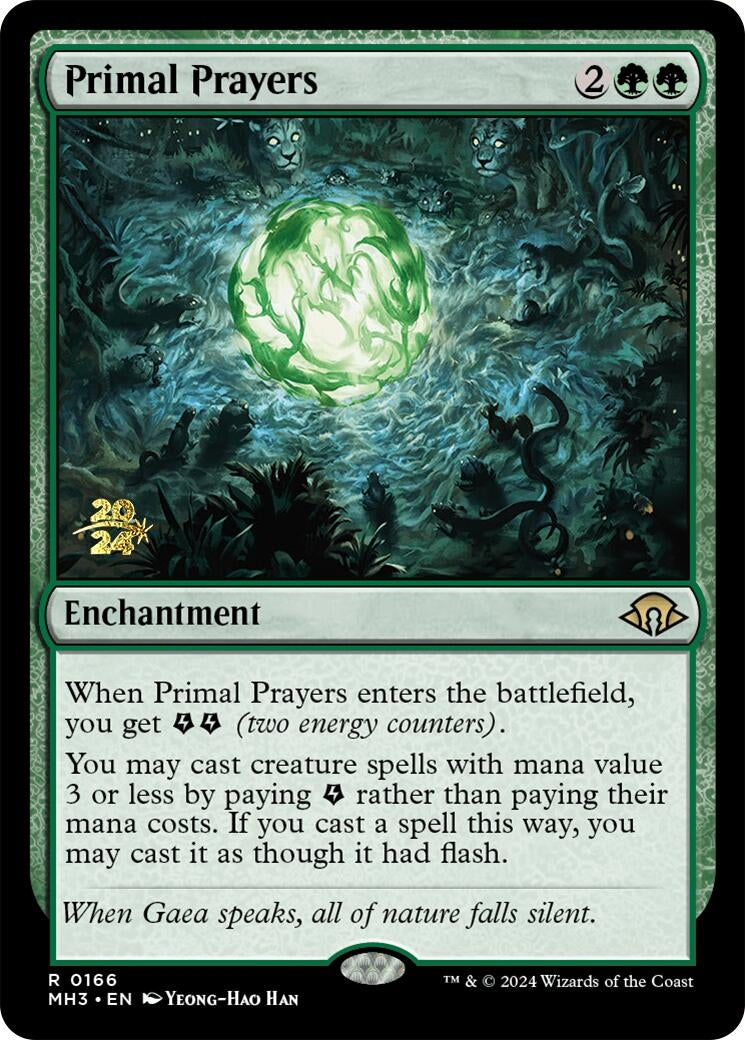 Primal Prayers (166) (Prerelease Cards)