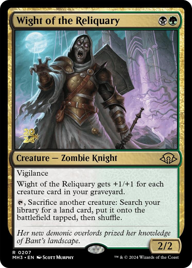 Wight of the Reliquary (207) (Prerelease Cards)