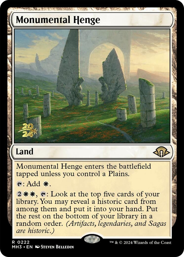 Monumental Henge (222) (Prerelease Cards)