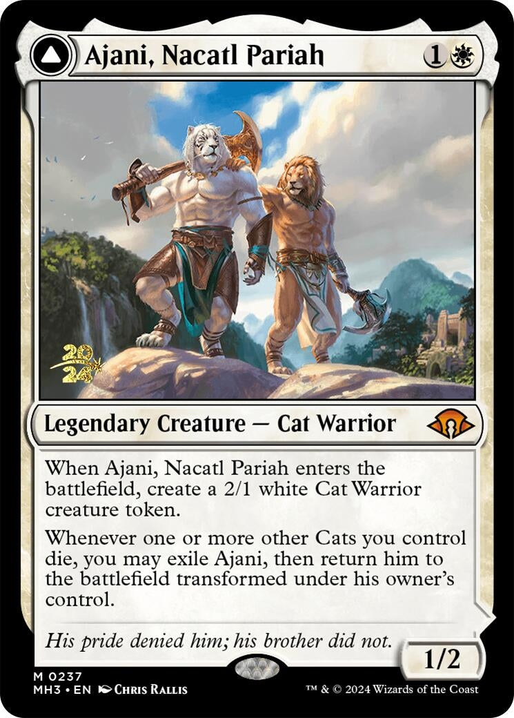Ajani, Nacatl Pariah (237) (Prerelease Cards)