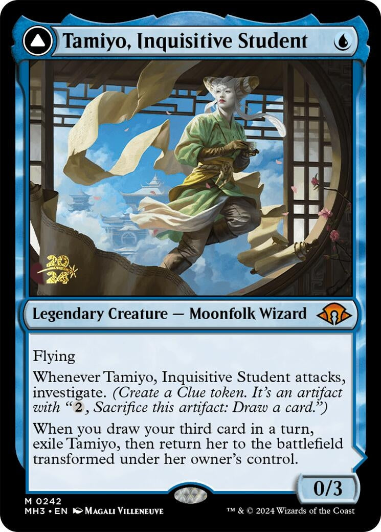 Tamiyo, Inquisitive Student (242) (Prerelease Cards)