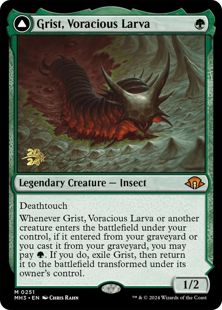 Grist, Voracious Larva (251) (Prerelease Cards)