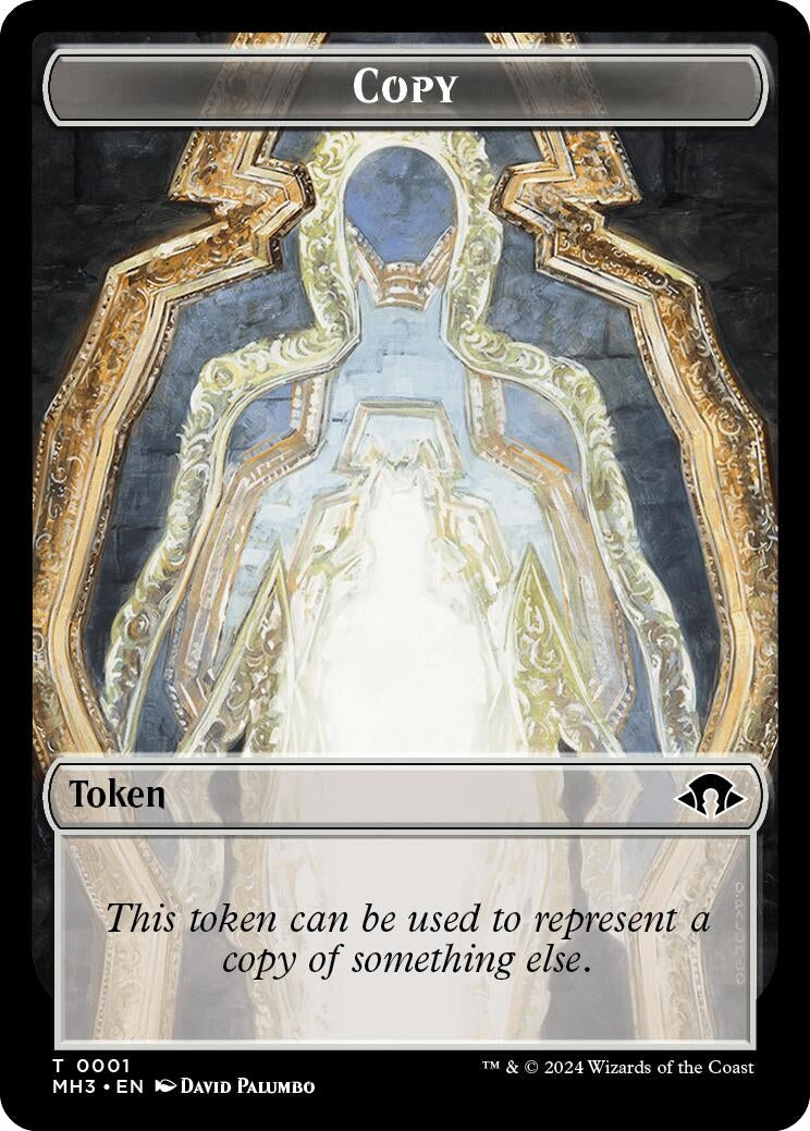 Copy // Treasure Double-Sided Token (1 // 34) (Modern Horizons 3)