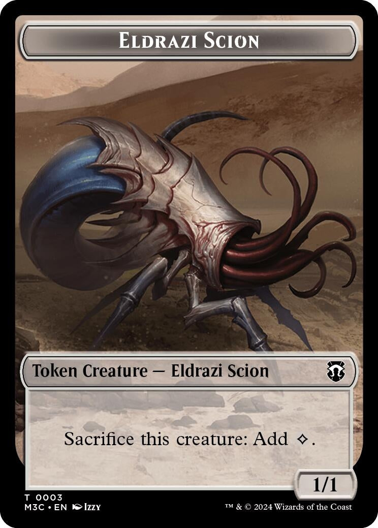Eldrazi Scion // Eldrazi Spawn Double-Sided Token (3 // 2) (Commander: Modern Horizons 3)