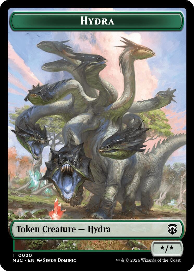 Hydra // Boar Double-Sided Token (20 // 17) (Commander: Modern Horizons 3)