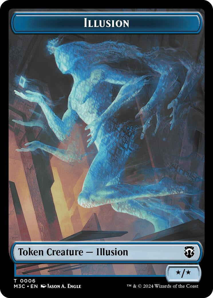 Illusion // Servo Double-Sided Token (6 // 33) (Commander: Modern Horizons 3)