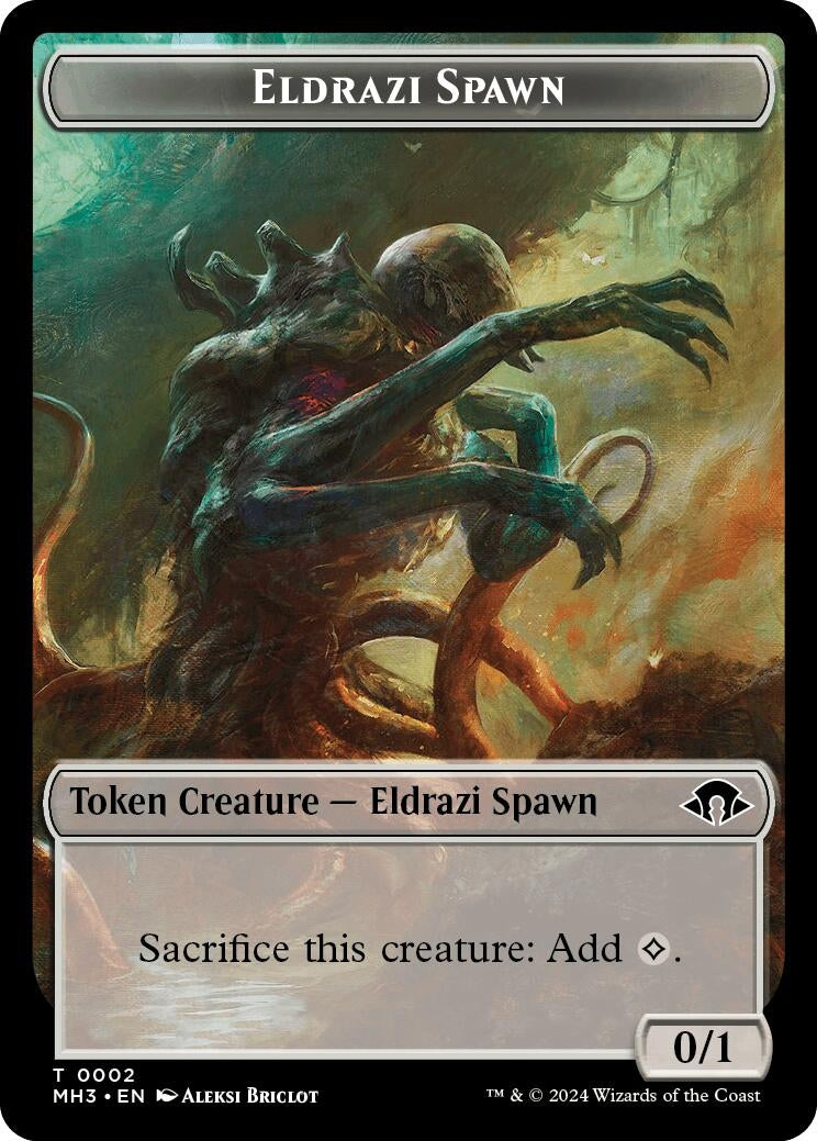 Eldrazi Spawn // Blood Double-Sided Token (2 // 29) (Modern Horizons 3)