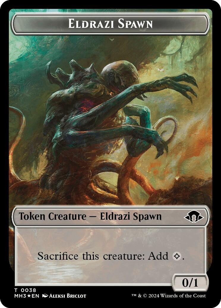 Eldrazi Spawn Token (2) (Modern Horizons 3)