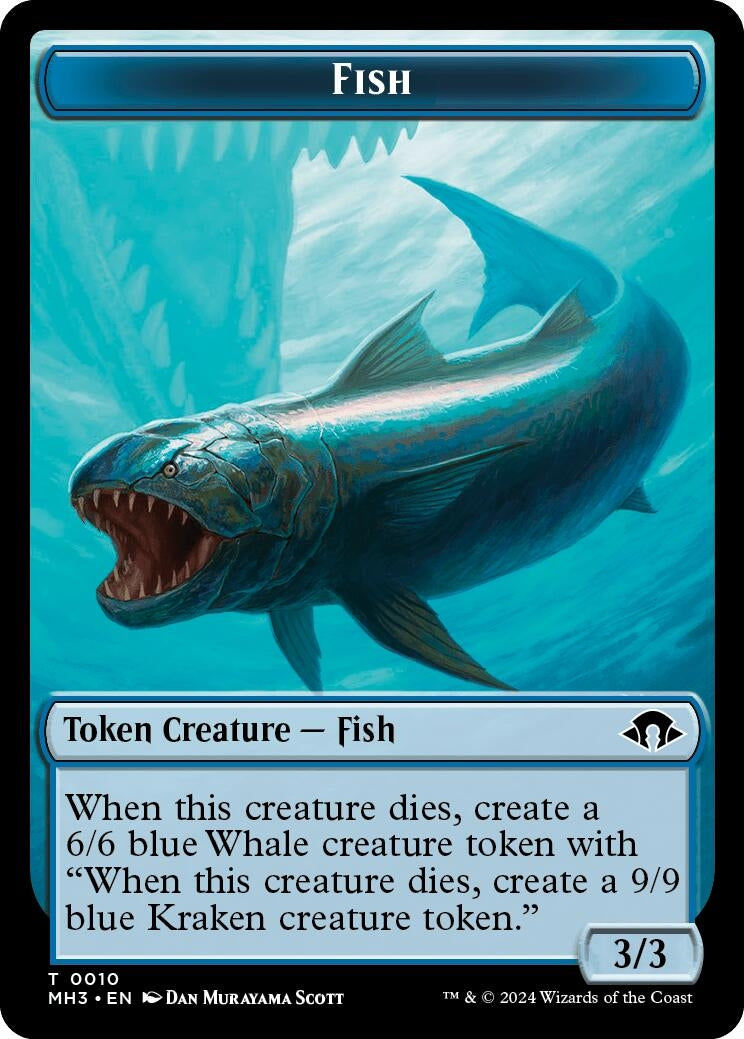 Fish Token (10) (Modern Horizons 3)