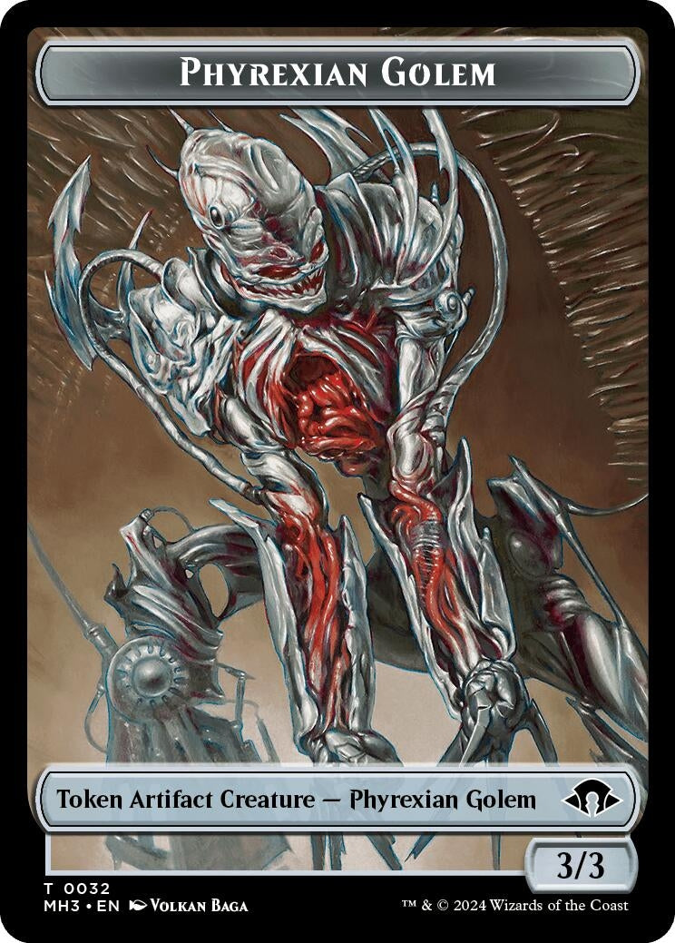 Phyrexian Golem Token (32) (Modern Horizons 3)