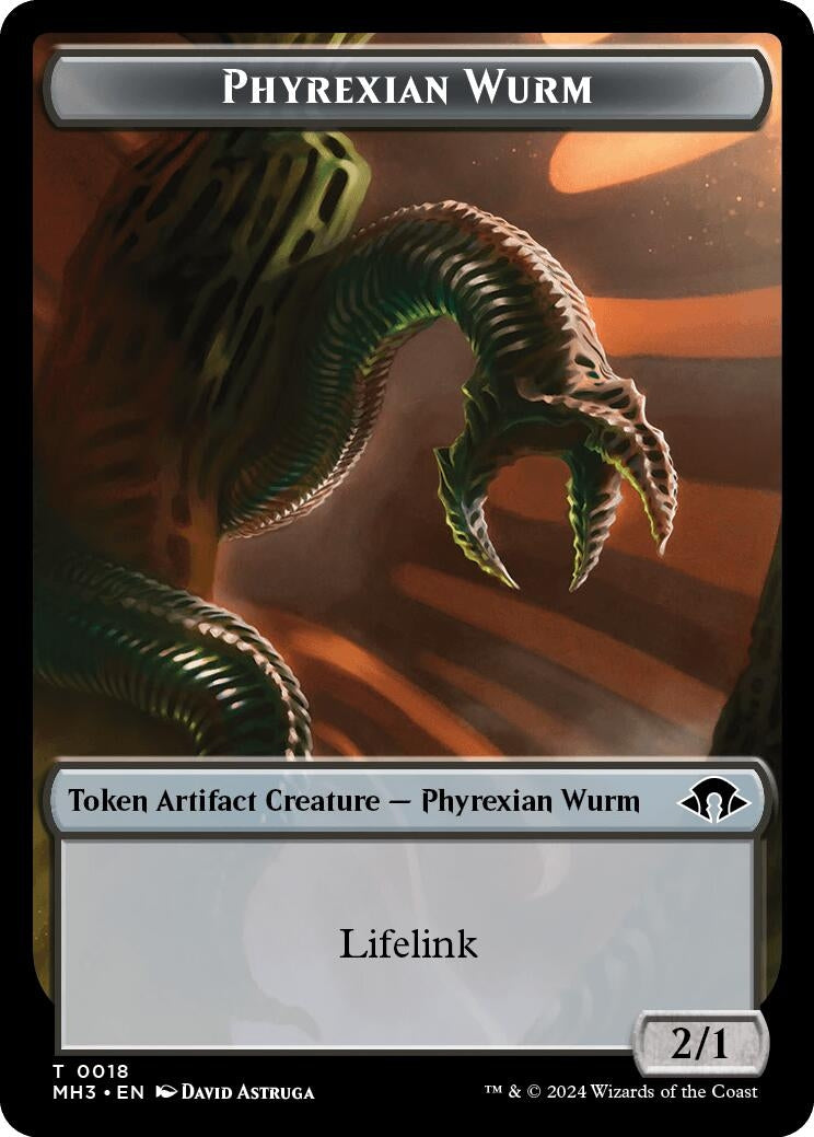 Phyrexian Wurm Token (0018) (18) (Modern Horizons 3)