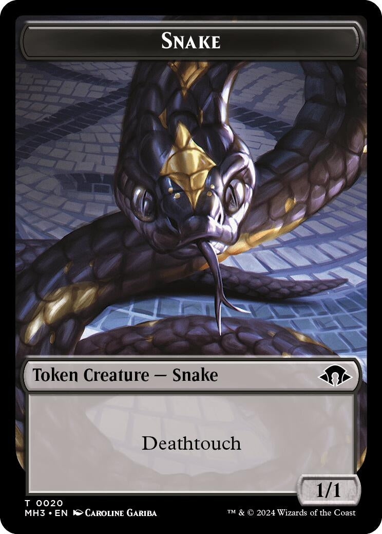 Snake Token (20) (Modern Horizons 3)