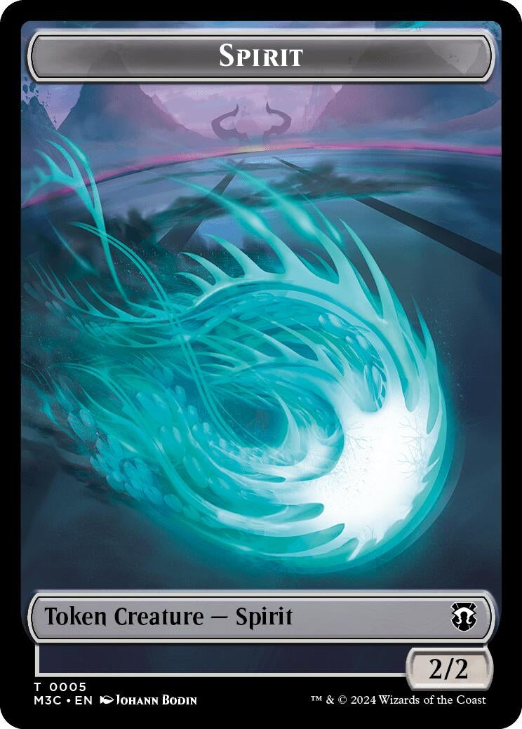 Spirit (Ripple Foil) // Eldrazi Double-Sided Token (5 // 1) (Commander: Modern Horizons 3)