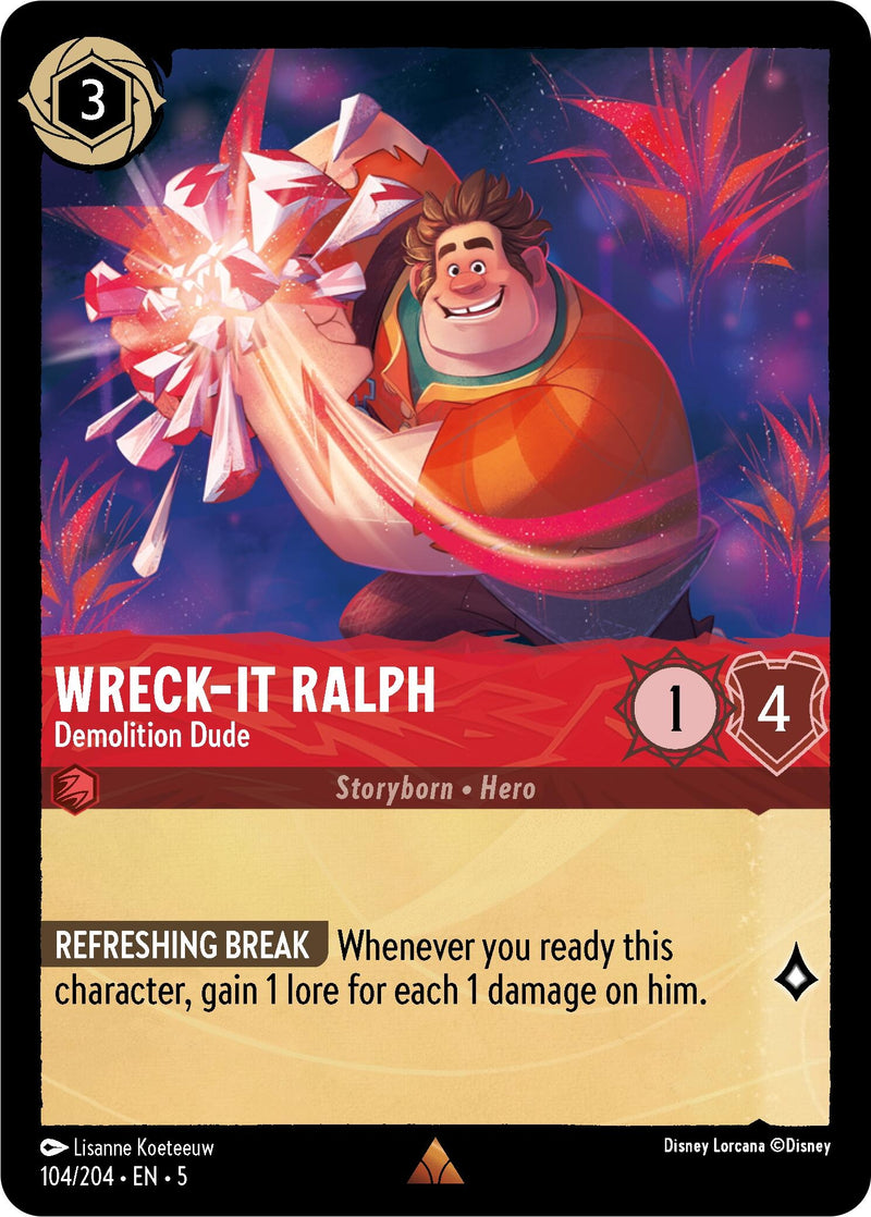 Wreck-It Ralph - Demolition Dude (104/204) (Shimmering Skies)