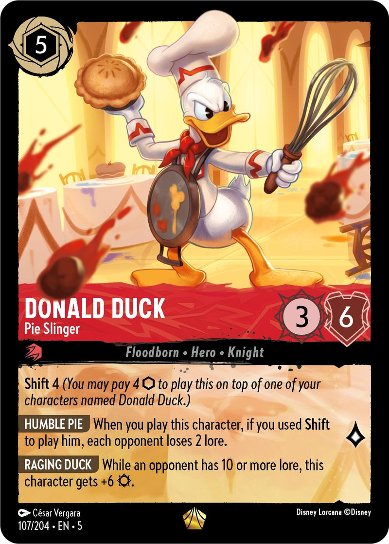 Donald Duck - Pie Slinger (107/204) (Shimmering Skies)