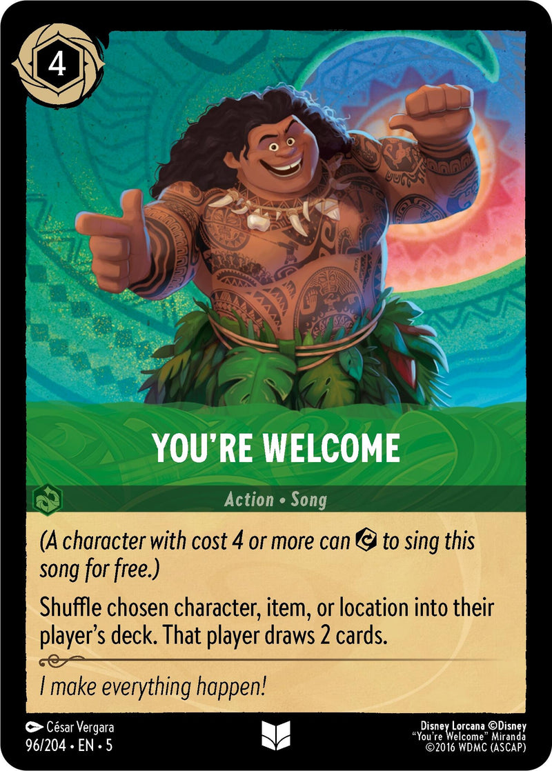 You're Welcome (96/204) (Shimmering Skies)