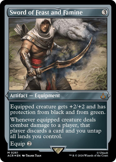 Sword of Feast and Famine (Foil Etched) (261) (Universes Beyond: Assassin's Creed)