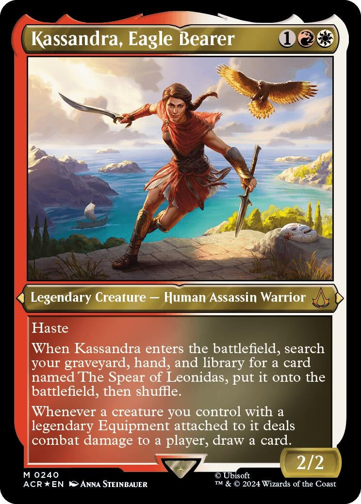 Kassandra, Eagle Bearer (Foil Etched) (240) (Universes Beyond: Assassin's Creed)