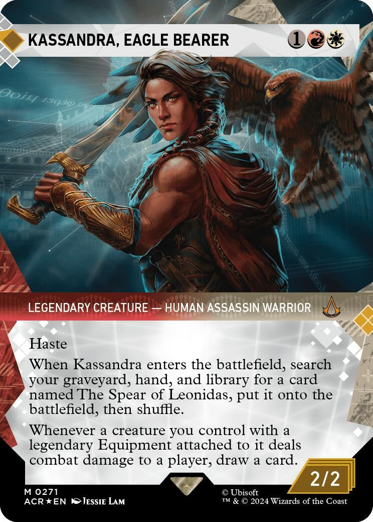 Kassandra, Eagle Bearer (Showcase) (Textured Foil) (271) (Universes Beyond: Assassin's Creed)