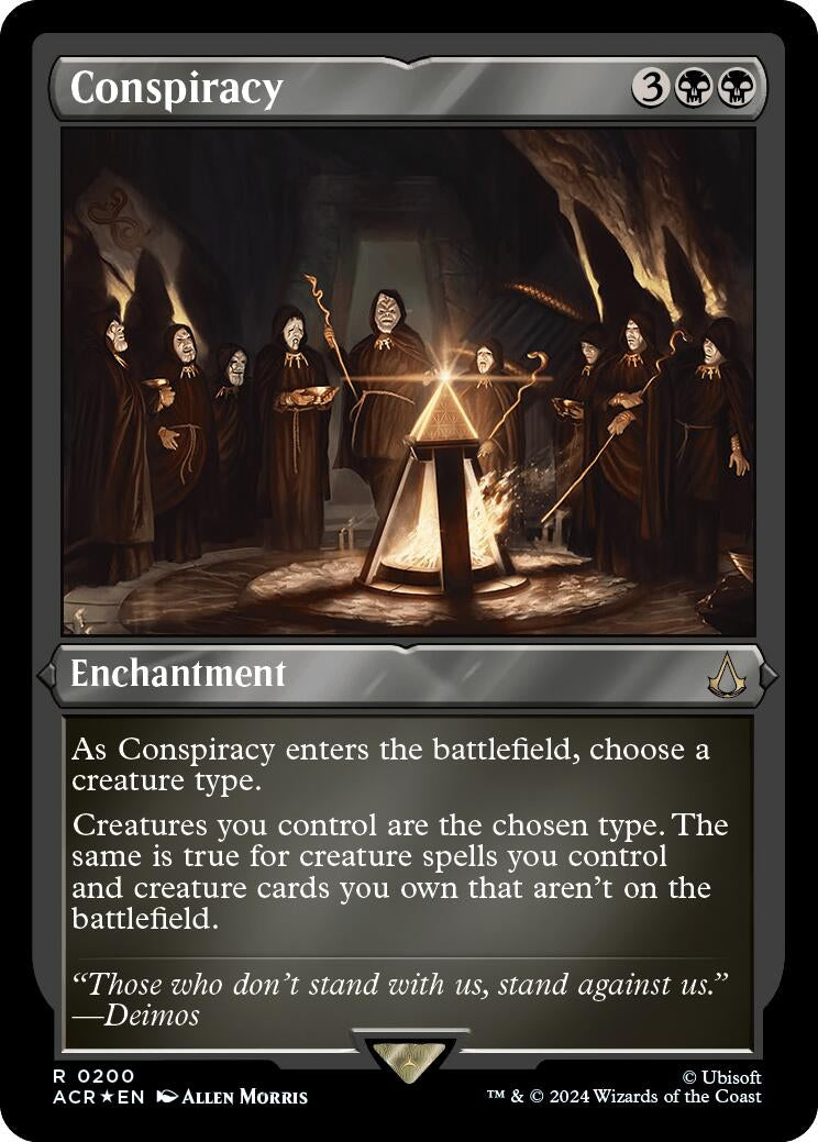 Conspiracy (Foil Etched) (200) (Universes Beyond: Assassin's Creed)