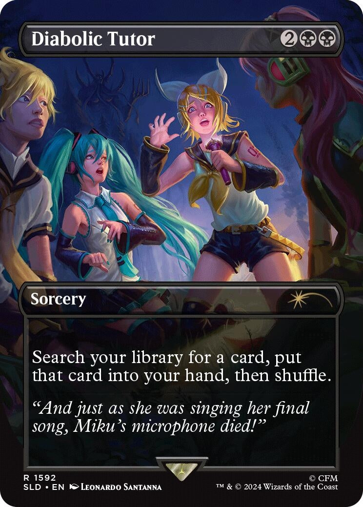 Diabolic Tutor (1592) (1592) (Secret Lair Drop Series)