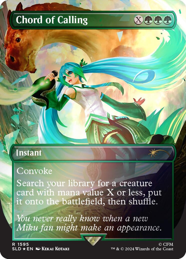 Chord of Calling (Rainbow Foil) (1595) (Secret Lair Drop Series)