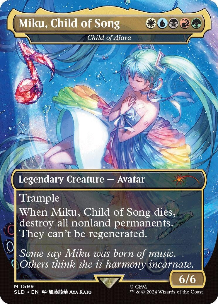 Miku, Child of Song - Child of Alara (1599) (Secret Lair Drop Series)