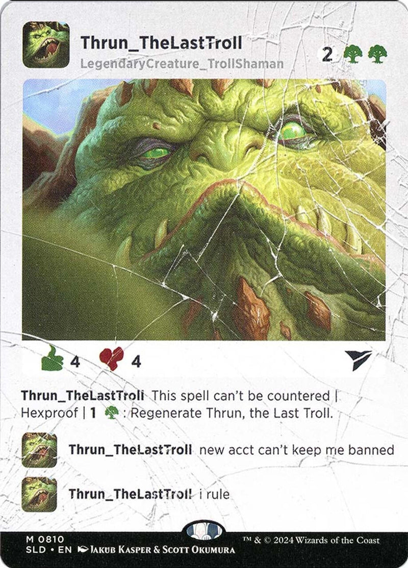 Thrun, the Last Troll (810) (Secret Lair Drop Series)