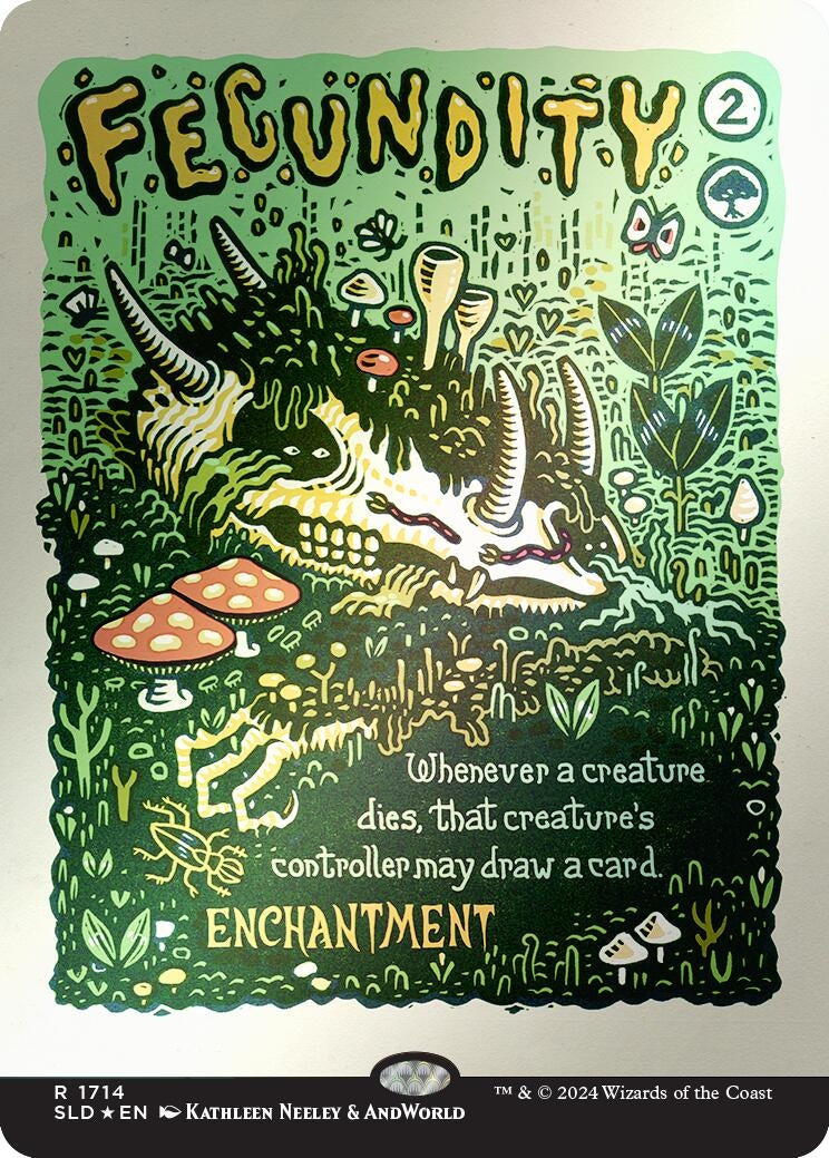 Fecundity (Rainbow Foil) (1714) (Secret Lair Drop Series)