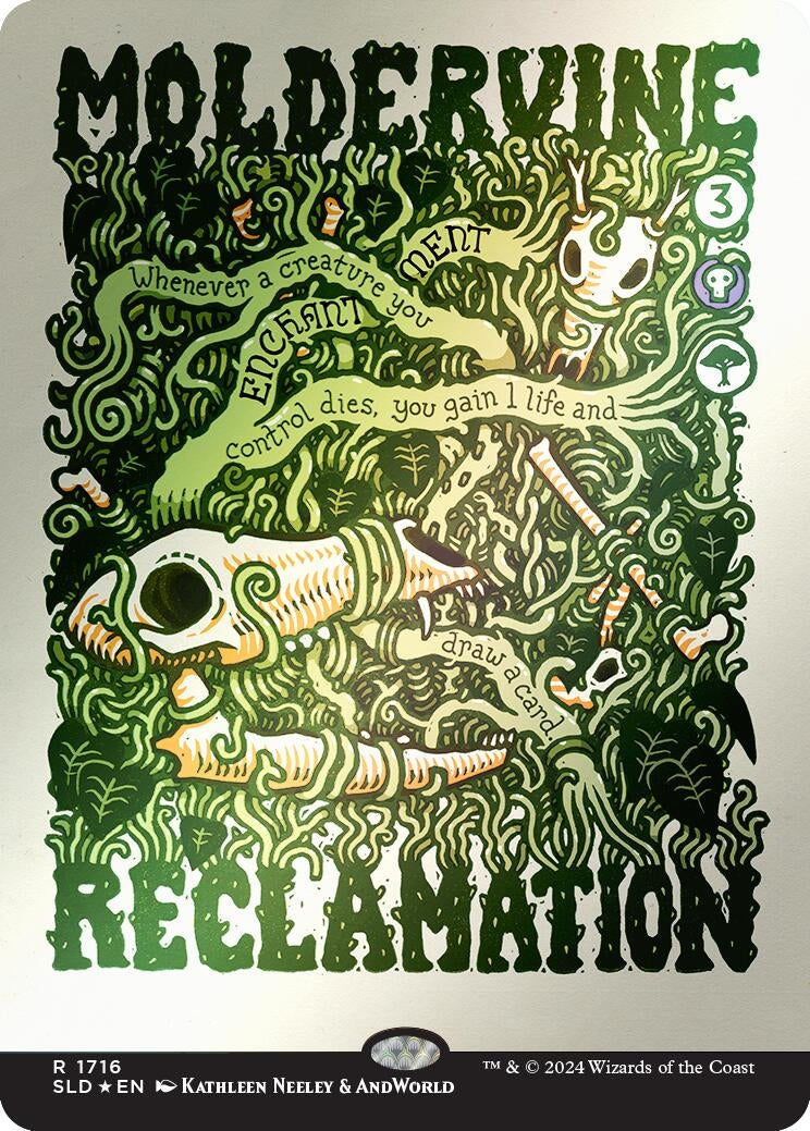 Moldervine Reclamation (Rainbow Foil) (1716) (Secret Lair Drop Series)