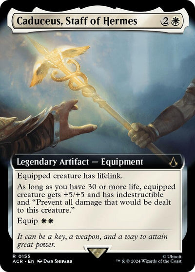 Caduceus, Staff of Hermes (Extended Art) (155) (Universes Beyond: Assassin's Creed)