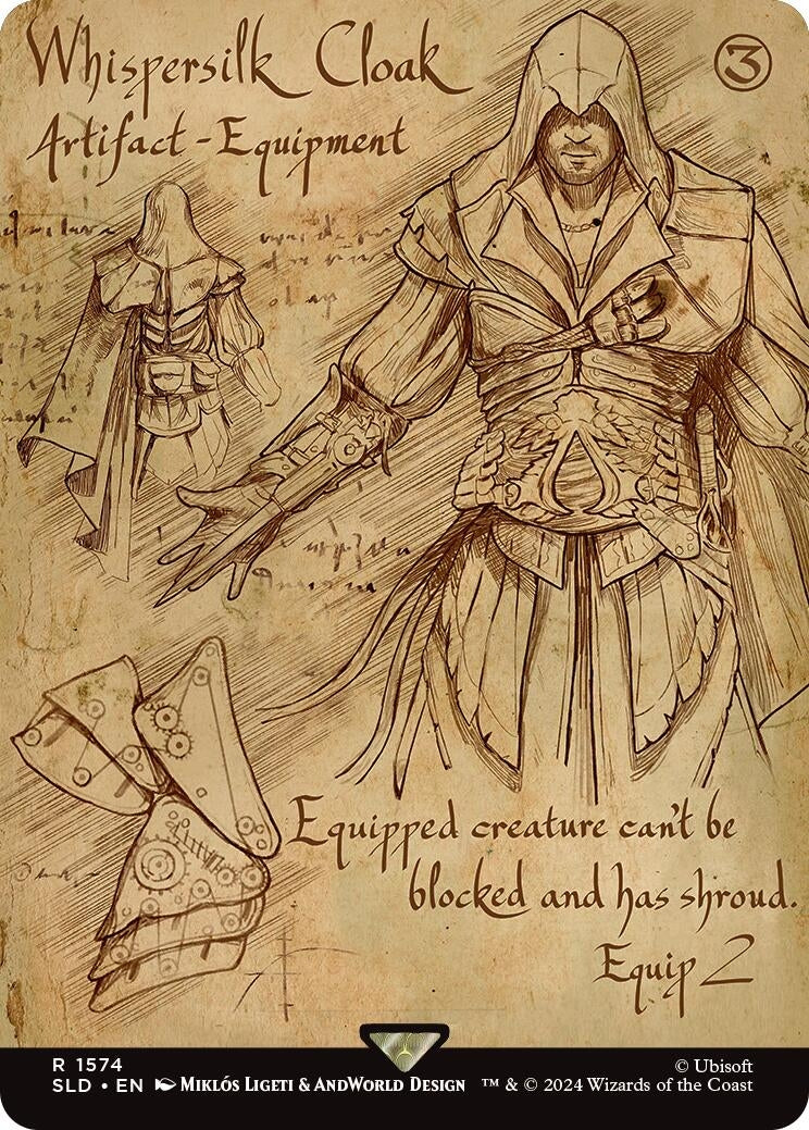 Image for Whispersilk Cloak (1574) - Magic: The Gathering
