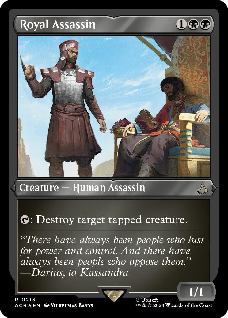 Royal Assassin (Foil Etched) (213) (Universes Beyond: Assassin's Creed)