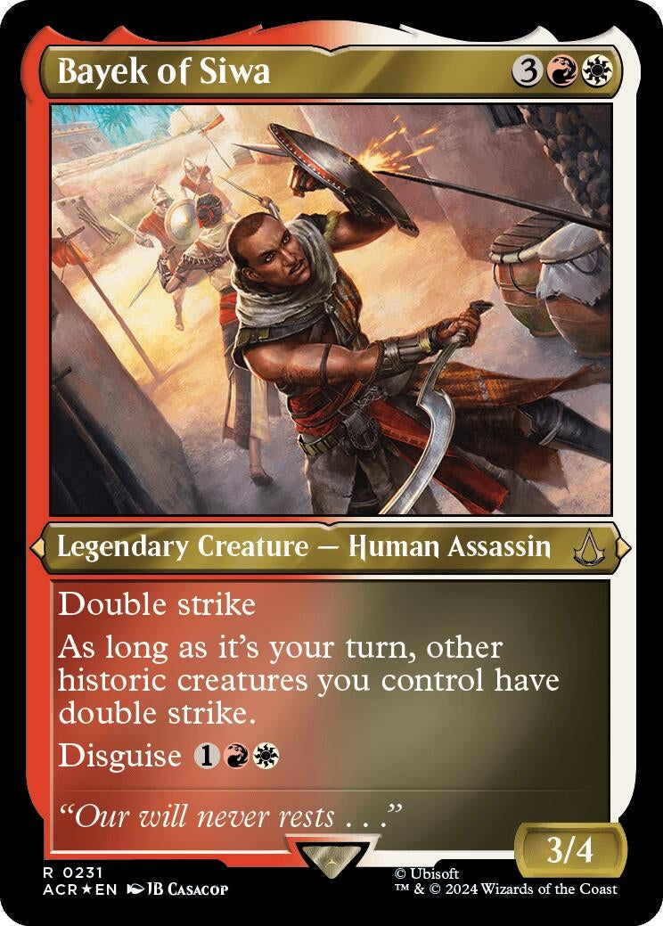 Bayek of Siwa (Foil Etched) (231) (Universes Beyond: Assassin's Creed)