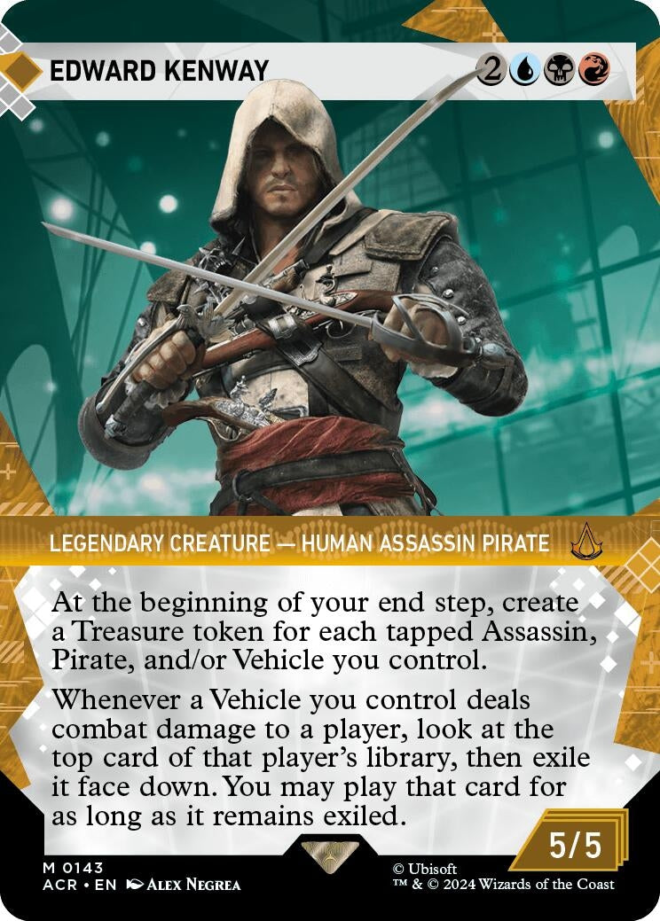 Edward Kenway (Showcase) (143) (Universes Beyond: Assassin's Creed)