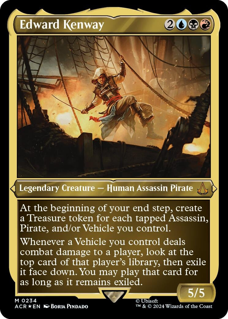 Edward Kenway (Foil Etched) (234) (Universes Beyond: Assassin's Creed)