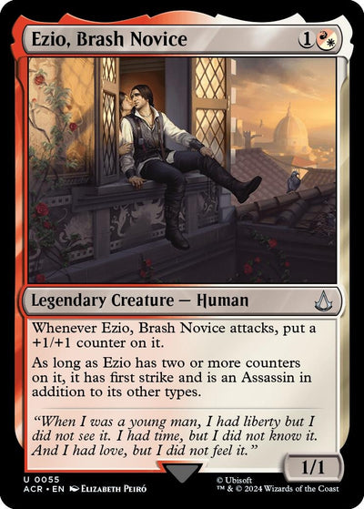 Ezio, Brash Novice (55) (Universes Beyond: Assassin's Creed)