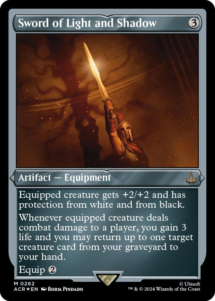 Sword of Light and Shadow (Foil Etched) (262) (Universes Beyond: Assassin's Creed)