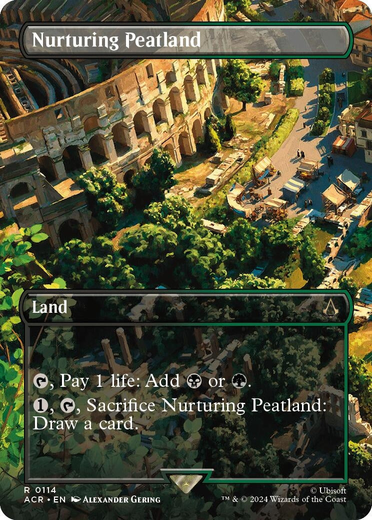 Nurturing Peatland (Borderless) (114) (Universes Beyond: Assassin's Creed)