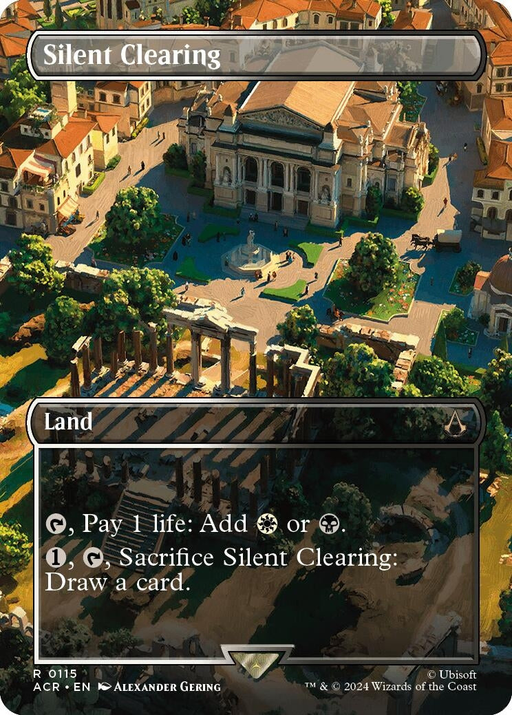 Silent Clearing (Borderless) (115) (Universes Beyond: Assassin's Creed)