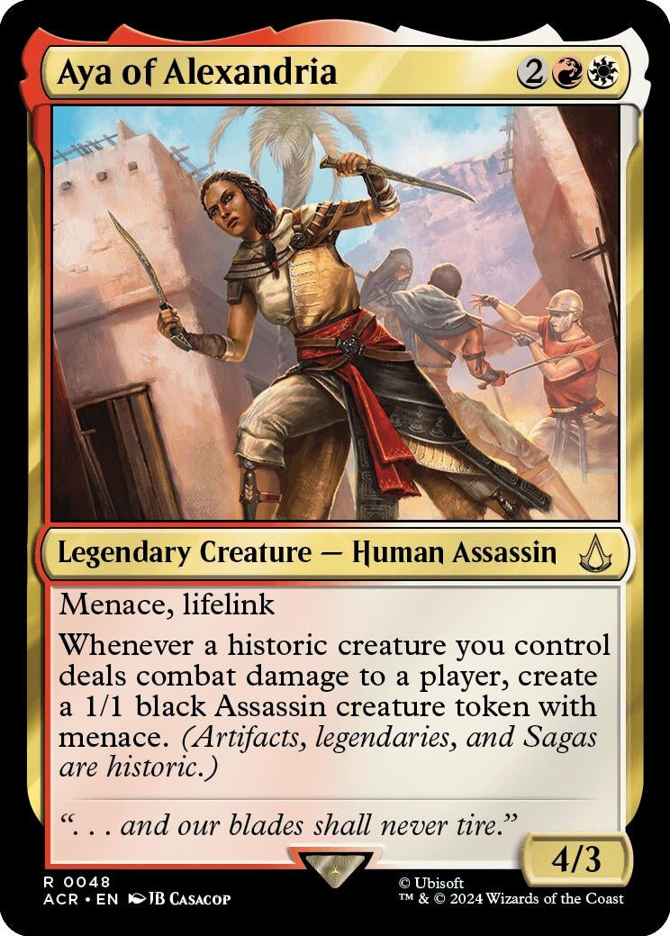 Aya of Alexandria (48) (Universes Beyond: Assassin's Creed)