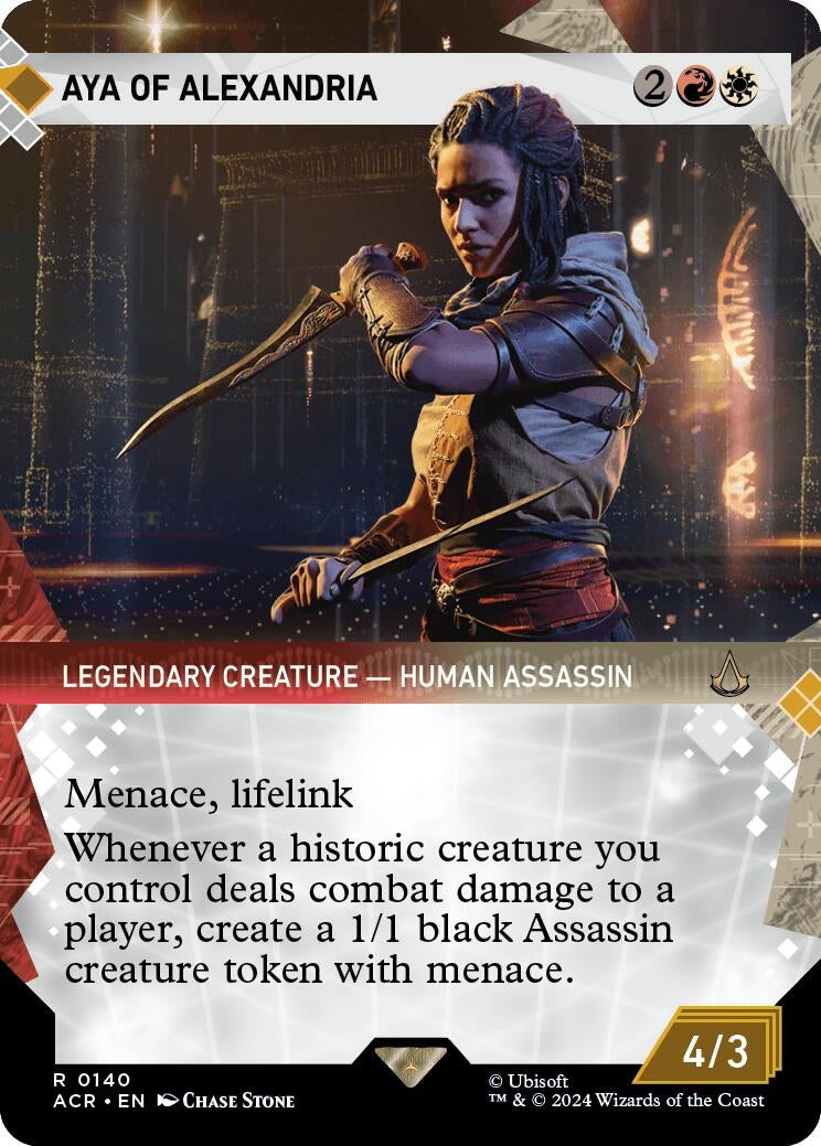Aya of Alexandria (Showcase) (140) (Universes Beyond: Assassin's Creed)